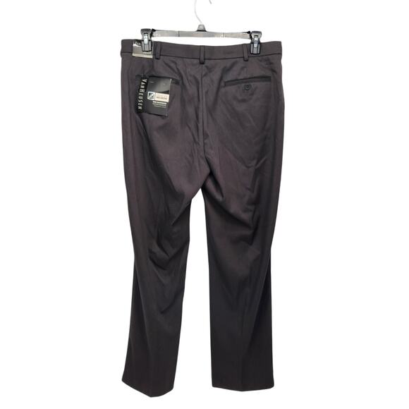 NWT Van Heusen Gray Straight Fit Pants Men's Trouser Slacks 36X32 - Picture 9 of 9